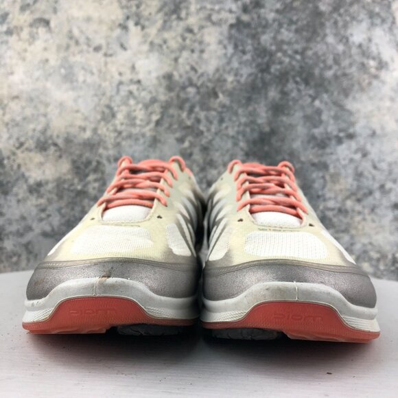 Ecco Women's Size 40 (9-9.5) Performance Biom Fjuel Racer Silver Green Shoes - Picture 2 of 15